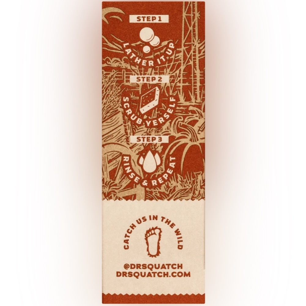 DR. SQUATCH NATURAL BAR SOAP. DRUNKEN PUMPKIN. LIMITED EDITION. 5 oz - Picture 2 of 4